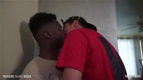 Jalen&#039;s teen throat fucked by thick BBC