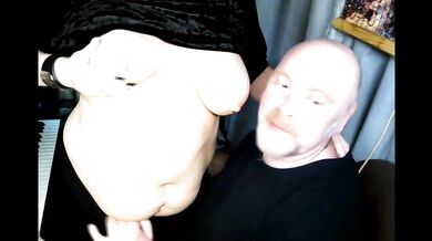Mature Moscow couple fucking on balcony fronting for webcam
