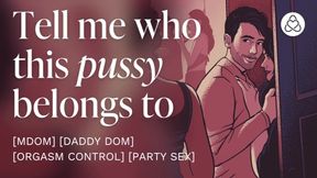 Dirty Daddy fucks wet pussy at a sex party