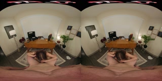 FuckPassVR - Seductive brunette Leana Lovings gets her pussy stuffed until her pussy is full of cum