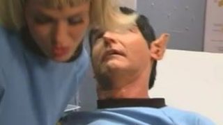 Janice Rand, dos professores cosplayer de Star Trek, Spock, como foder