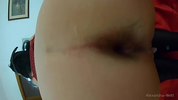Total destruction of horny anal slut