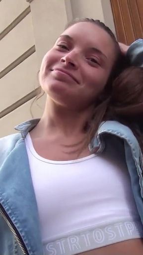 German Scout - Small Fitness Model Anita B at First Casting Fuck