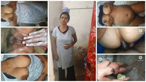 Season 83. After bathing husband fuck my pussy with finger