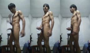 Twink gets gagged on handsome jizz