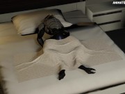 Male Turian Bed Growth Hyper Animation