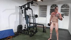 Carmona training naked