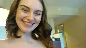 Maya Kendricks - Painted Toes Look Tasty Against Her Pale Skin