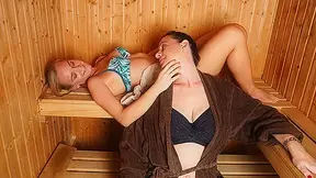 It Gets Steamy In The Hottub With These Old And Legal-age Lesbians - MatureNL