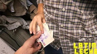 Hairy bear Nicolas gets barebacked in public by Ty Roderick