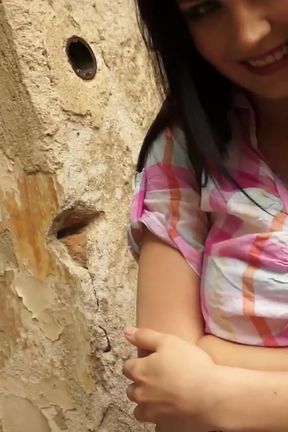 Public Pickups - Timea Bela May Be Shy but for a Couple Bucks Shes a Freak