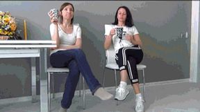 Very sweaty and smelly sneakers and socks sm (FST)