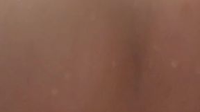 Up close just me and my dildo in the shower