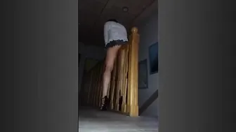 Kinky sissy twink rides a plug in cowgirl position