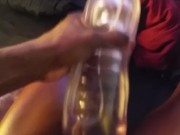 BBC Fast Stroking With Stroker