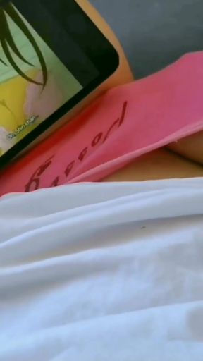 Must-share moment from &quot;POV CUTE STUDENT TOUCHING HER PUSSY WHILE WATCHING HENTAI MORNING ORGASM&quot;