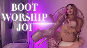 Boot Worship JOI