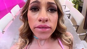 Skinny Teen 18+ Wearing Bikini Khloe Kapri Fucks