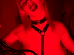 Blonde Babe's BDSM Solo Squirt Show