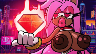 Amy Rose and Rouge the bat's bimbofication