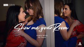GIRLSWAY - Unsatisfied Brunette Fantasizes Having A Romantic Scissoring Fuck With Busty Angela White