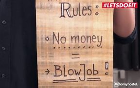 HORNYHOSTEL - SIRENA SWEET PETITE GERMAN GIRL FOLLOWS THE HOSTEL RULES