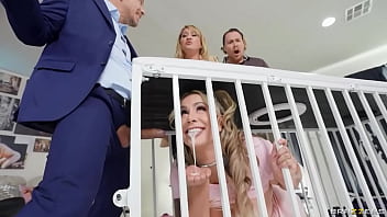 Sneaky Squirty Plaything Gets Caged Anal Misty Meaner / Brazzers/ Enter XVPROMO on official site for discount