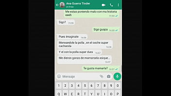 Chat caliente por wasap con chica tinder infiel parte 3