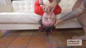 Petite ginger Chloe Carter meets guy on dating site who fucks her brains out