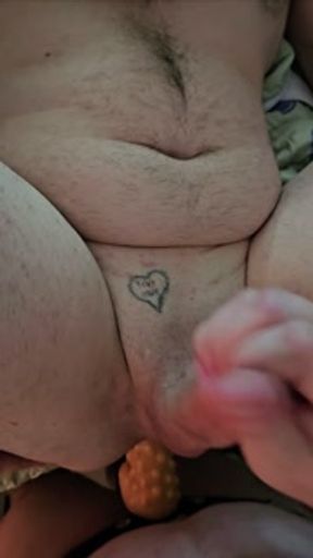 Tied, Painfully Pegged and Stroked