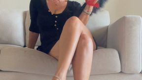 Cum Twice For Ur Naughty Teacher High Heels