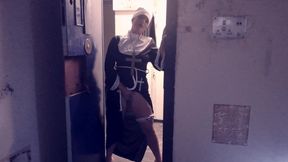 Nun Kylie is banged up