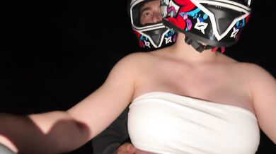 I picked up a DIDI Customer Without a Bra and He Made Me Cum on My Panties Again