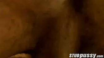 Black jock fucks FTM stud hard with his big dick