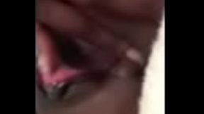 Rie Rubbing her pussy