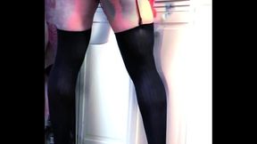 Kandi In Red Lace Dress