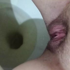 Pissing in myshower and playing with my urine