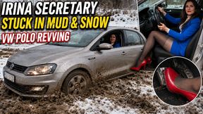IRINA SECRETARY REAL HARD STUCK HIGH HEELS full video 30 min