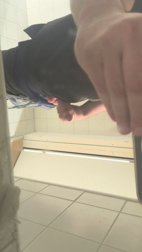 I quietly play with my penis at work in the evening.