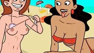 Kim Possible UNLEASHED Teasy Redhead Seduced by Ron and the Squad  More