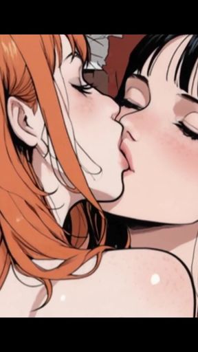 One Piece Nami and Nico Robin fucking hot, Nico licking Nami's ass and pussy   Clip 1