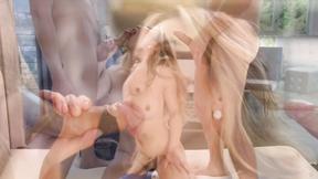 ”TUSHY Cunning businesswoman Nicole get the deal & double penetrated”