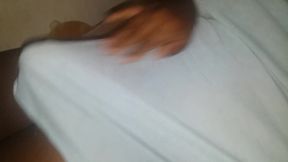 Chubby black girl engages in French porn with adult toys and a special friend.