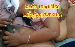 Horny Step Sister Unable to Control Her Lust and Blow Her Step Brother Then Let Him Fuck - Tamil Audio with Real Loud Moaning