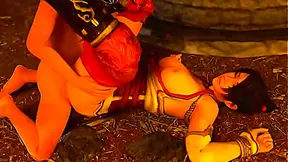 Momiji Finds Heat in Elder Ninjas Arms During Wild Forest Tryst