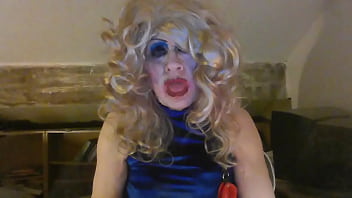 Sissy Fag Cumdump Sarah Millward, humiliates herself for you to wank over, rams dildo up her arse, smokes