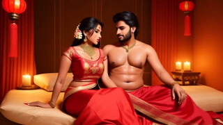 Cock-squeezing Coochie Indian Stepmother agrees to share sofa with son-in-law
