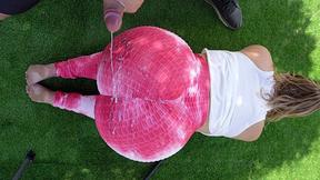 ”Crazy Cumshot On Booty & Feet Soles - YummyCouple”