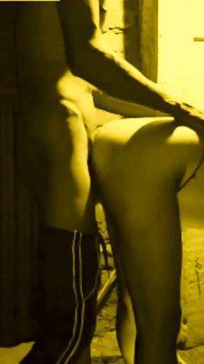 Bhabi come outside when my big brother go aunty home for enjoy  with me.   Clip 1