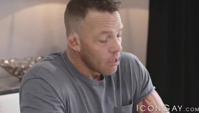 Horny Tristan Hunter cums while ravaged by Tristan Brazer